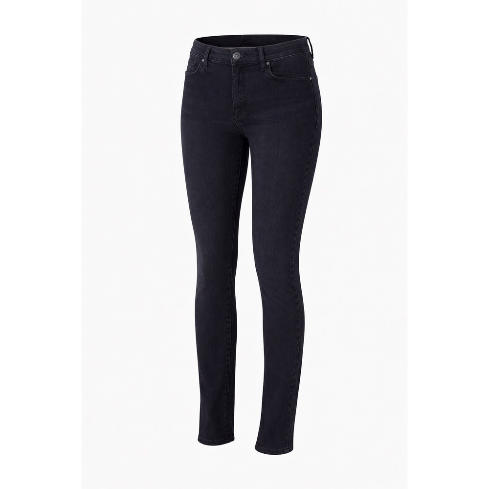Rag and Bone High Rise Skinny Jeans Black Stretch Denim Size 25